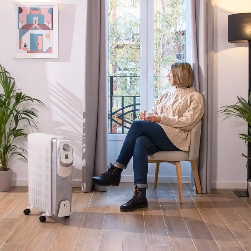 Radiatore ad olio Cecotec ReadyWarm 11000 Space 360 bianco con termostato e protezione surriscaldamento – 2