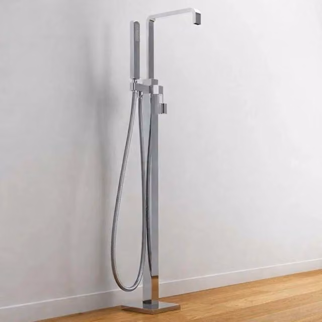 Gruppo vasca 006 rubinetto incasso pavimento vasche free standing ottone