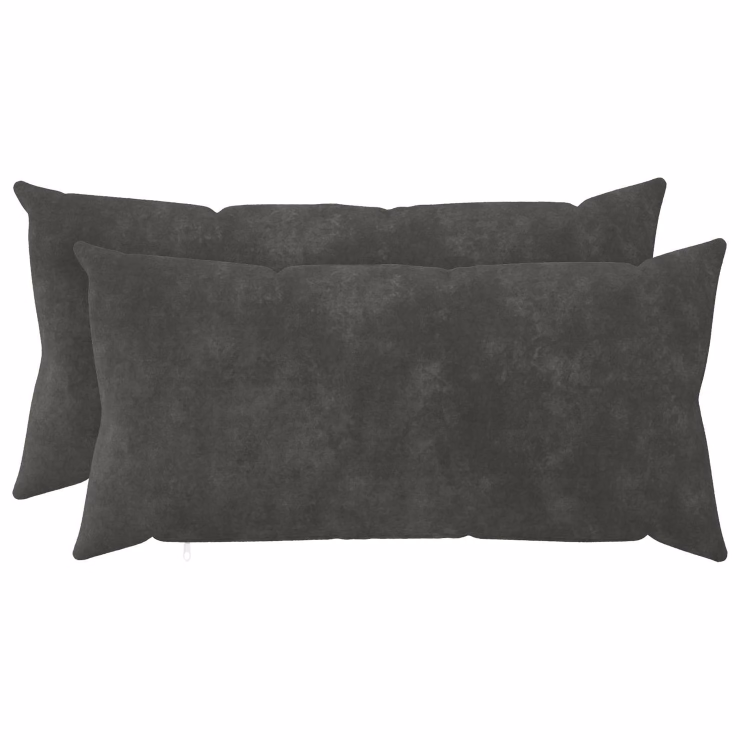 Set di 2 federe vidaXL HEERLEN in microfibra color antracite, 40 x 70 cm