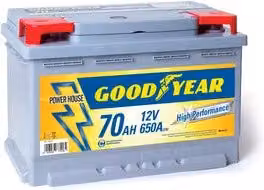 BATTERIA AUTO GOODYEAR 70AMP POWER PLUS