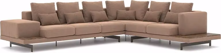 Sofa Couch L-Form Wohnzimmer Möbel Garnitur Luxus Einrichtung Designer