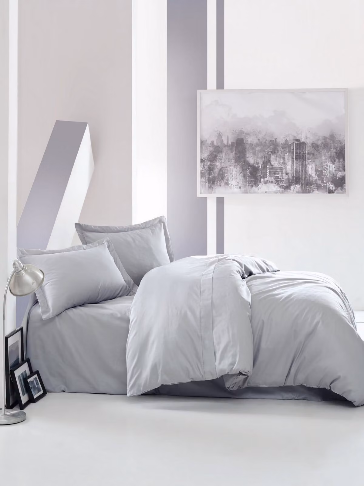 Set di biancheria da letto in raso Cotone BOX, 200x220 cm, 4 pezzi