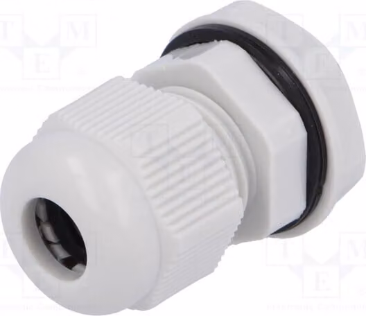 1 x Raccordo per cavo grigio, PG9, UL94V-2, 13,9 mm, codice prodotto EG-9GY1, grado di protezione IP68, materiale: [specificare il materiale]