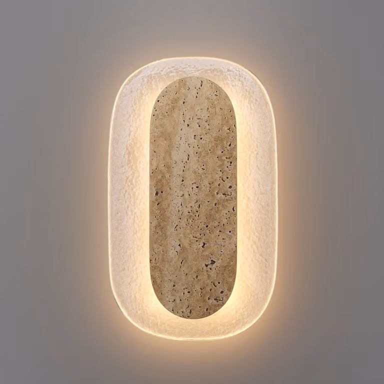 Maytoni Applique da parete a LED Tavo, Crema / Ambra, Soggiorno / Sala da pranzo, Vetro, Moderno, Applique a LED