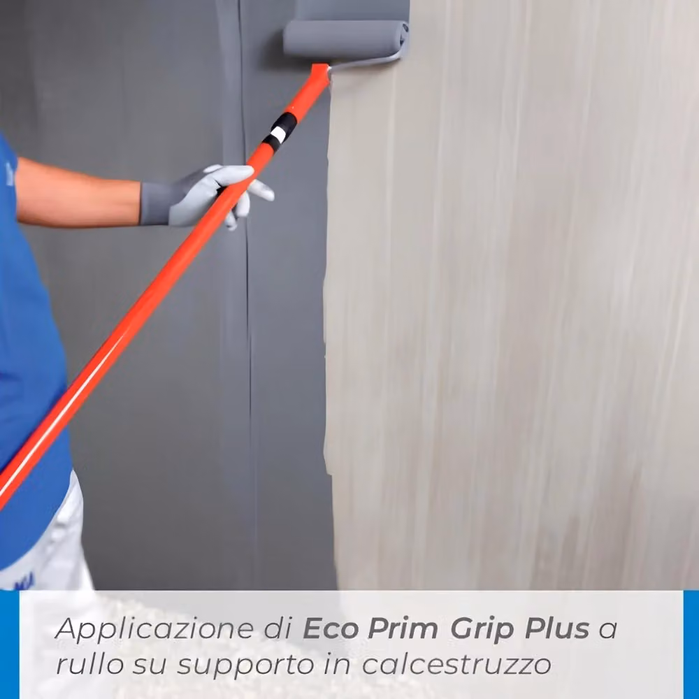 Mapei Eco Prim Grip Plus Primer Promotore di Adesione Universale Grigio, 20 kg – 2