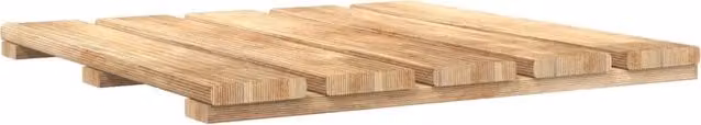 Set di 24 piastrelle per decking vidaXL in plastica marrone, L/P: 50 x 50 cm – 1