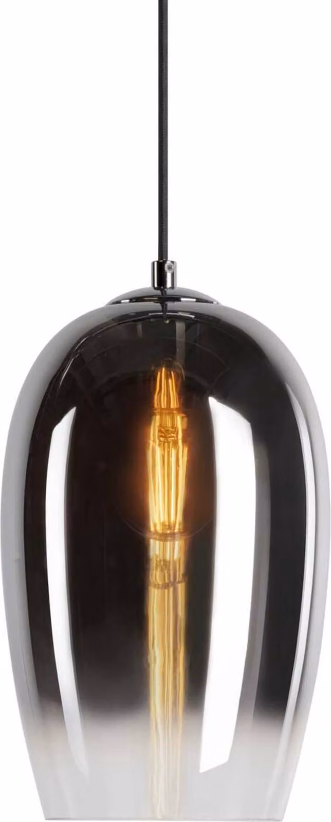 SLV 1006398 PANTILO OVAL PD, luce a sospensione E27, lampada a sospensione, cromo