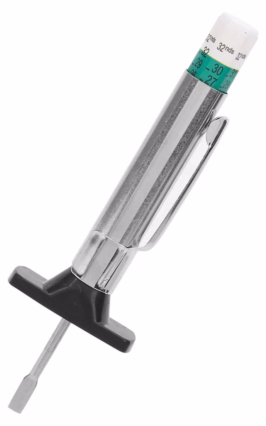 Misuratore di profondità per fascette, per misurazioni precise, da 0 a 25 mm, universale