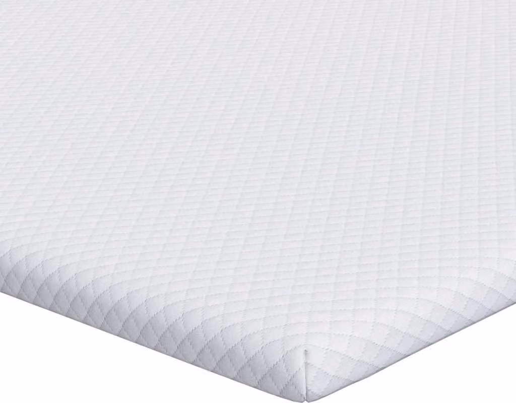 Topper in schiuma memory for Adulto Morbido 120 x 200 cm Bianco