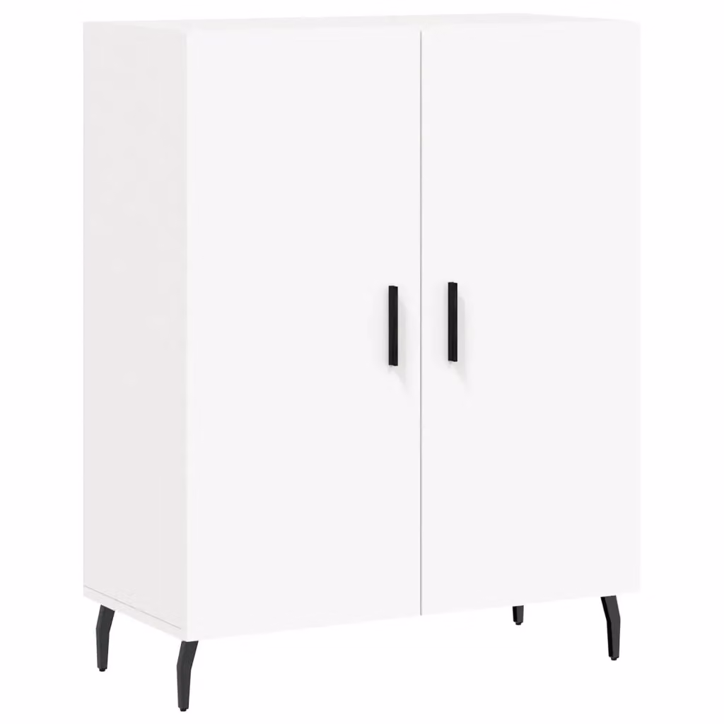 Credenza Buffet Armadio da Cucina Design Mania Bianca in Legno e Metallo L: 69,5 cm, P: 34 cm, H: 90 cm – 2