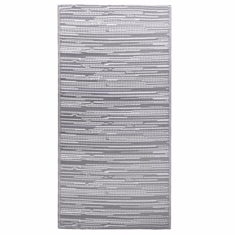Tappeto da Esterni ARAKIL Grigio 190x290 cm in PP