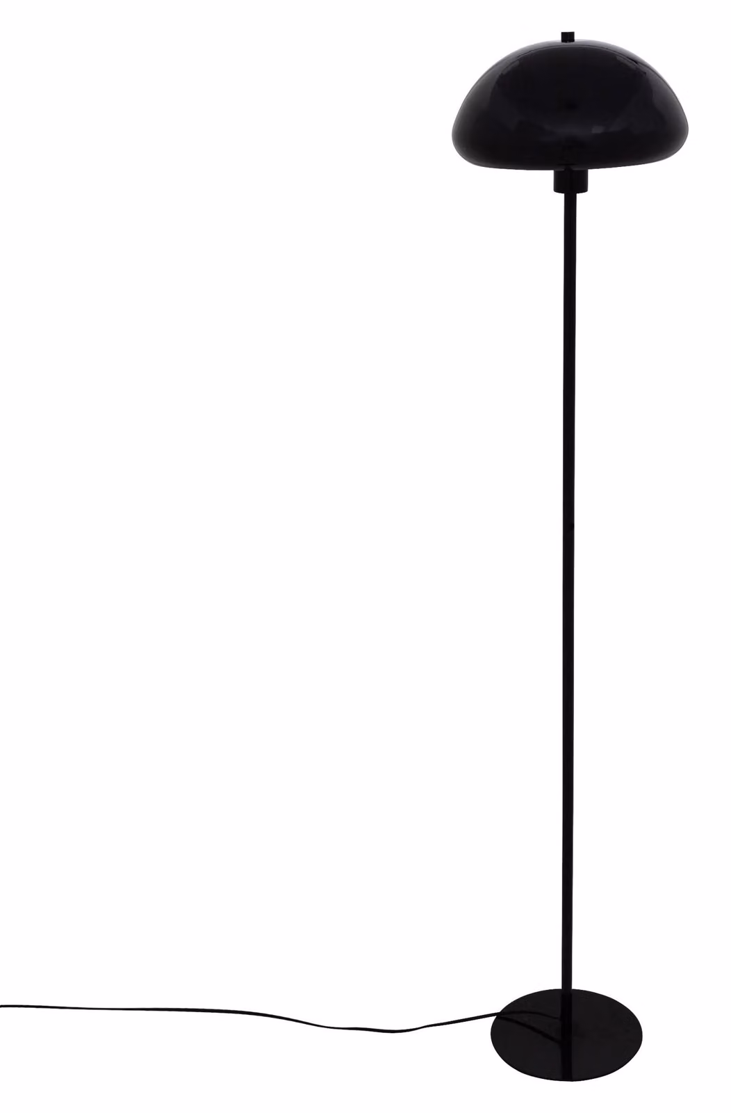 Lampada da terra Savio 140 cm in acciaio nero stile vintage