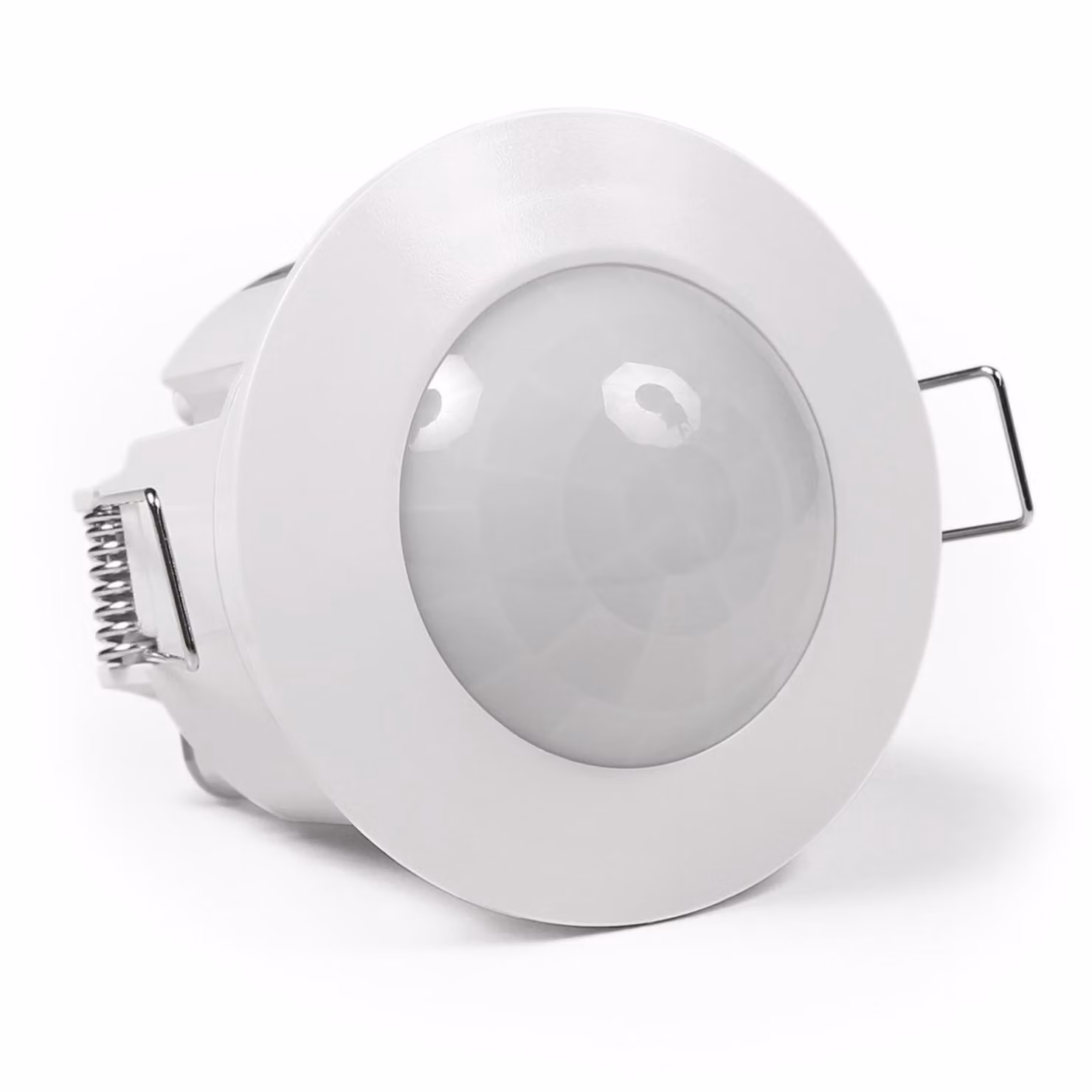 Rilevatore di movimento McShine "LX-630", 360°, 230V / 1.200W, bianco, da incasso, adatto ai LED