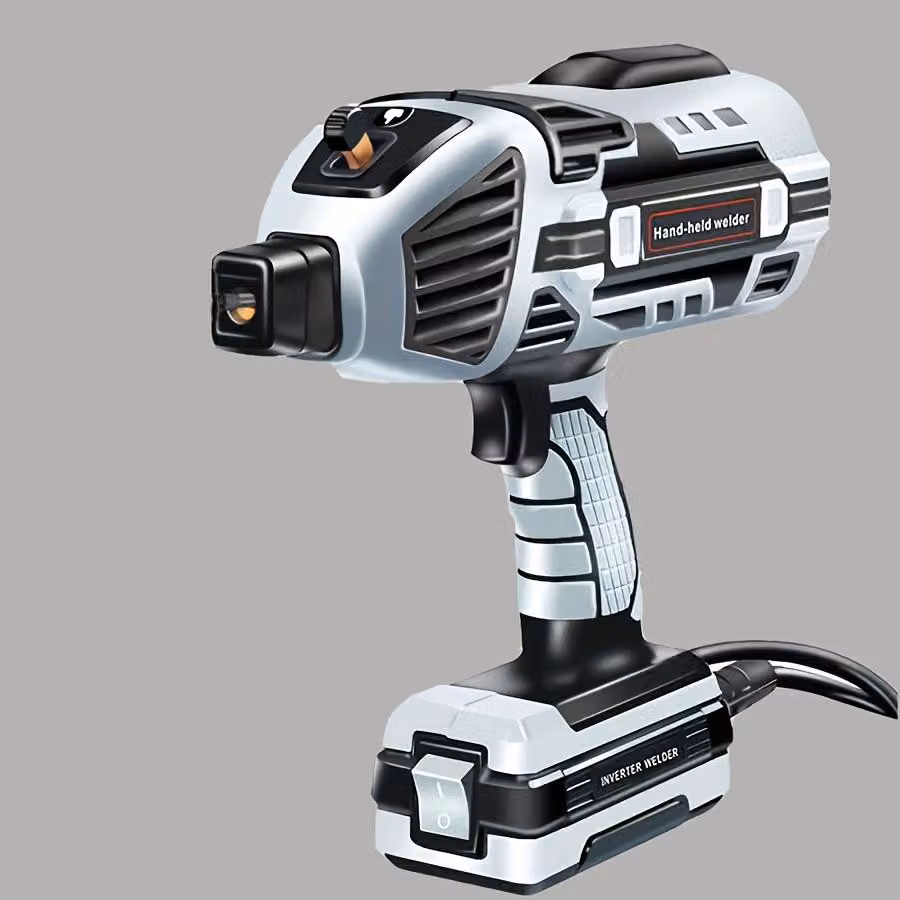 Saldatrice portatile 220V grigia - 220 Watt di potenza - Mini inverter - Elettrica - Per uso domestico