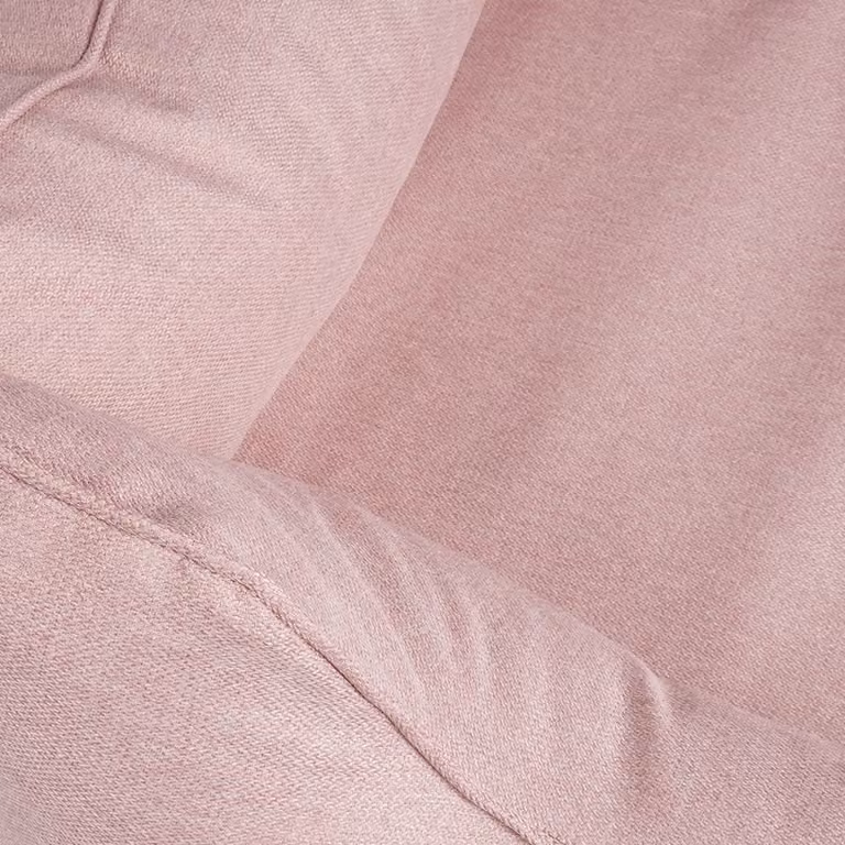 Cuccia ortopedica per cani Luisa in velluto con effetto tessuto a mano, colore rosa