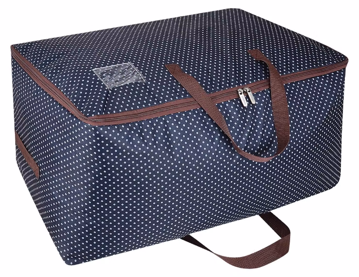 Borsa portaoggetti grande per abiti, da utilizzare sotto il letto (105 litri, blu)