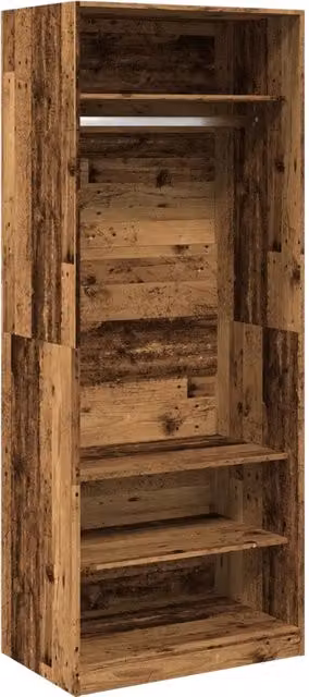 Armadio Legno Antico 80x50x200 cm in Legno Multistrato CFW2277664