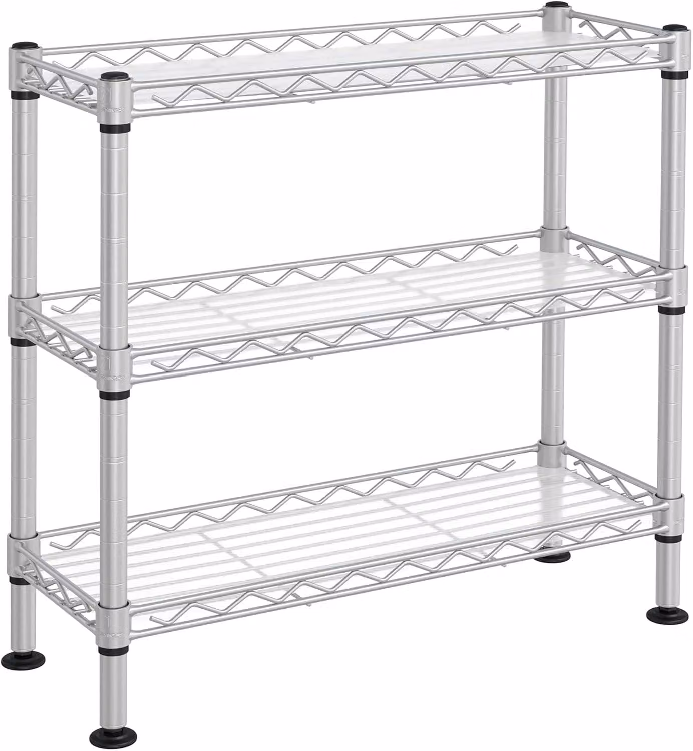 Portaspezie a 3 ripiani - Scaffale metallico per contenitori di spezie - Regolabile - Senza viti - 40 x 15 x 39,5 cm