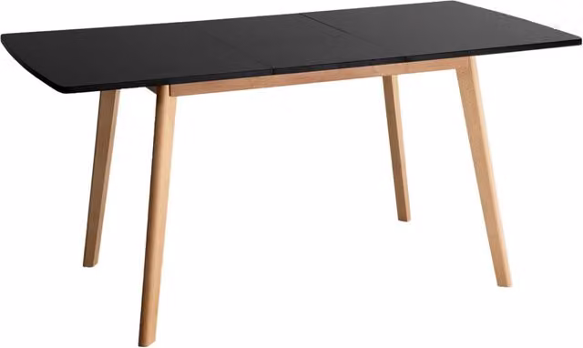 Tavolo HELGA allungabile 120 / 160 cm nero