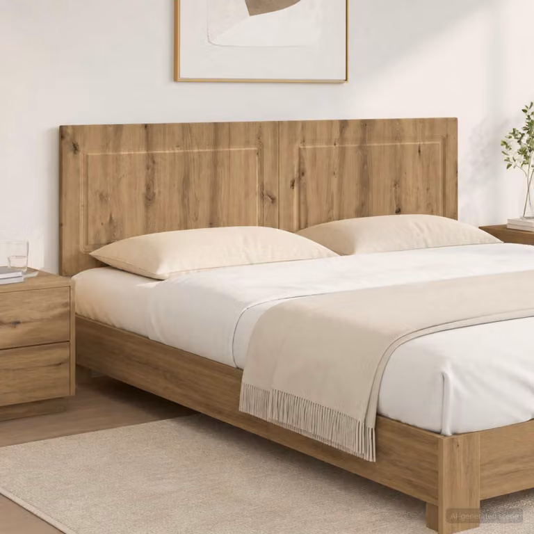 Testiera da muro moderna vidaXL UTRECHT in legno marrone L: 180,5 cm, H: 50 cm, P: 3 cm