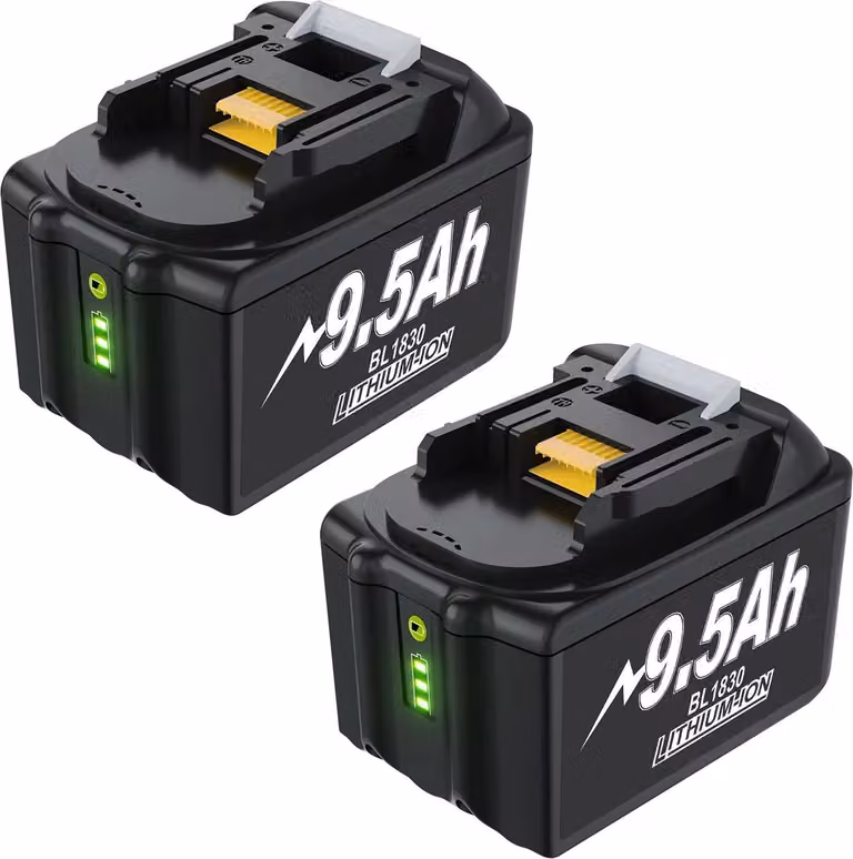 Batteria, capacità 9500mAh, ampia compatibilità, 2 95ah, 18V