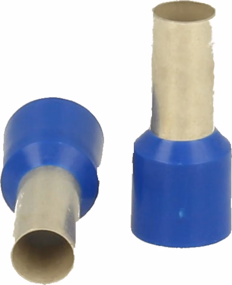 Capicorda isolati Great Britain (GB), dimensione N, codifica colore DIN sezione 16 mm² blu - 1 pezzo