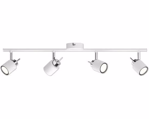 Faretto da soffitto a 4 luci adatto a GU10/35W L 67,4 cm bianco