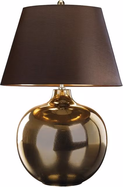 Lampada da tavolo Ottoman porcellana bronzo E27 60W Elstead