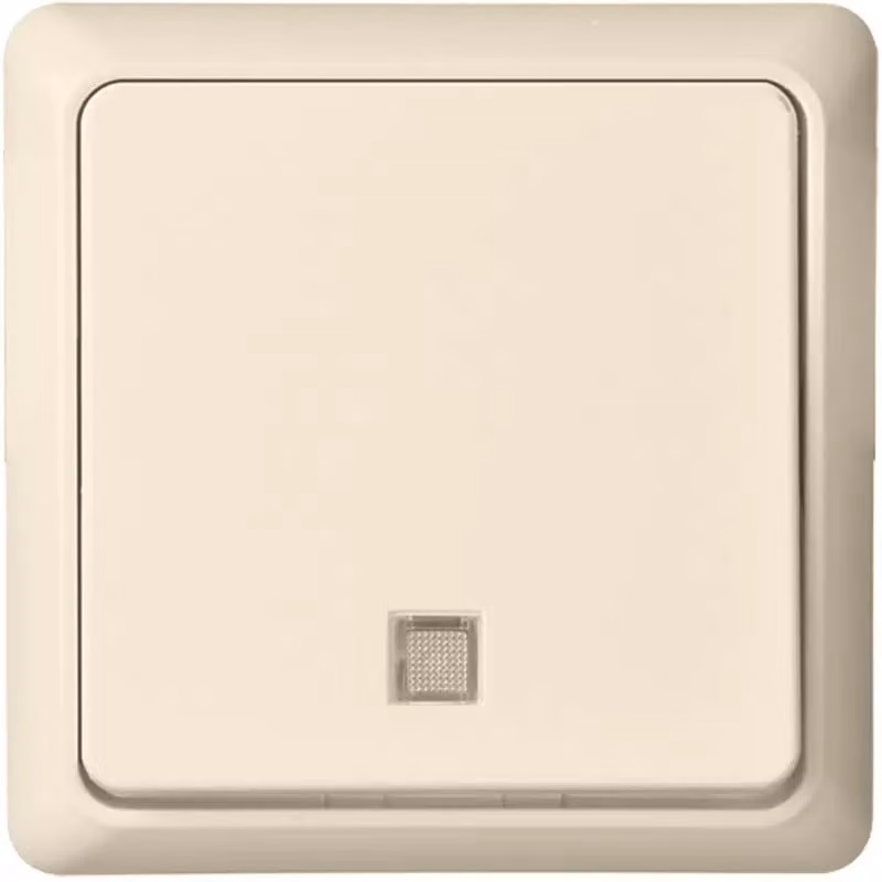 Elso Pulsante illuminato 10A RISTRUTTURAZIONE completo Morsetto a innesto bianco puro 242134