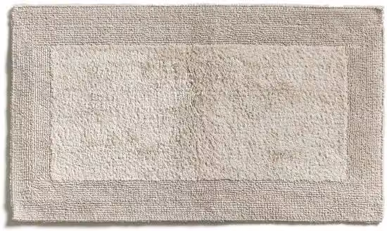 Matte da bagno getuffata Loft 60 x 100 cm di cotone 100% papiro