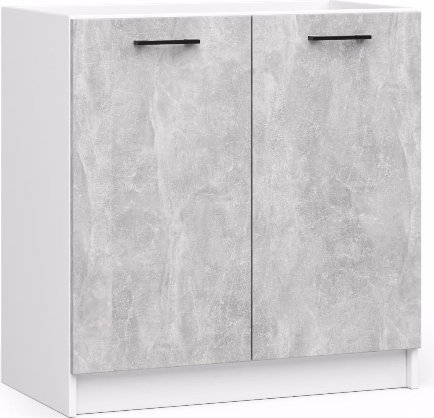 Akord Armadio Oliwia Bianco E Cemento 80X46X82 Cm