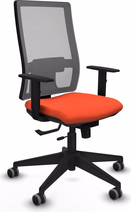 Sedia da ufficio Piqueras y Crespo 1D066G0 Arancione scuro