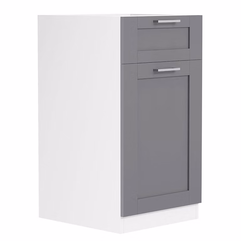 Armadio da cucina | Dimensioni ca. H. 82 x W. 40 x D. 46 cm | Armadio inferiore con porta girevole e cassetto in stile casa di campagna | Mobili da cucina - Colura