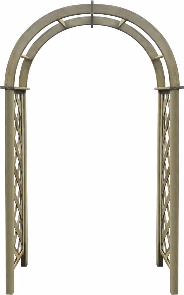 Arco da giardino Legno di pino impregnato verde