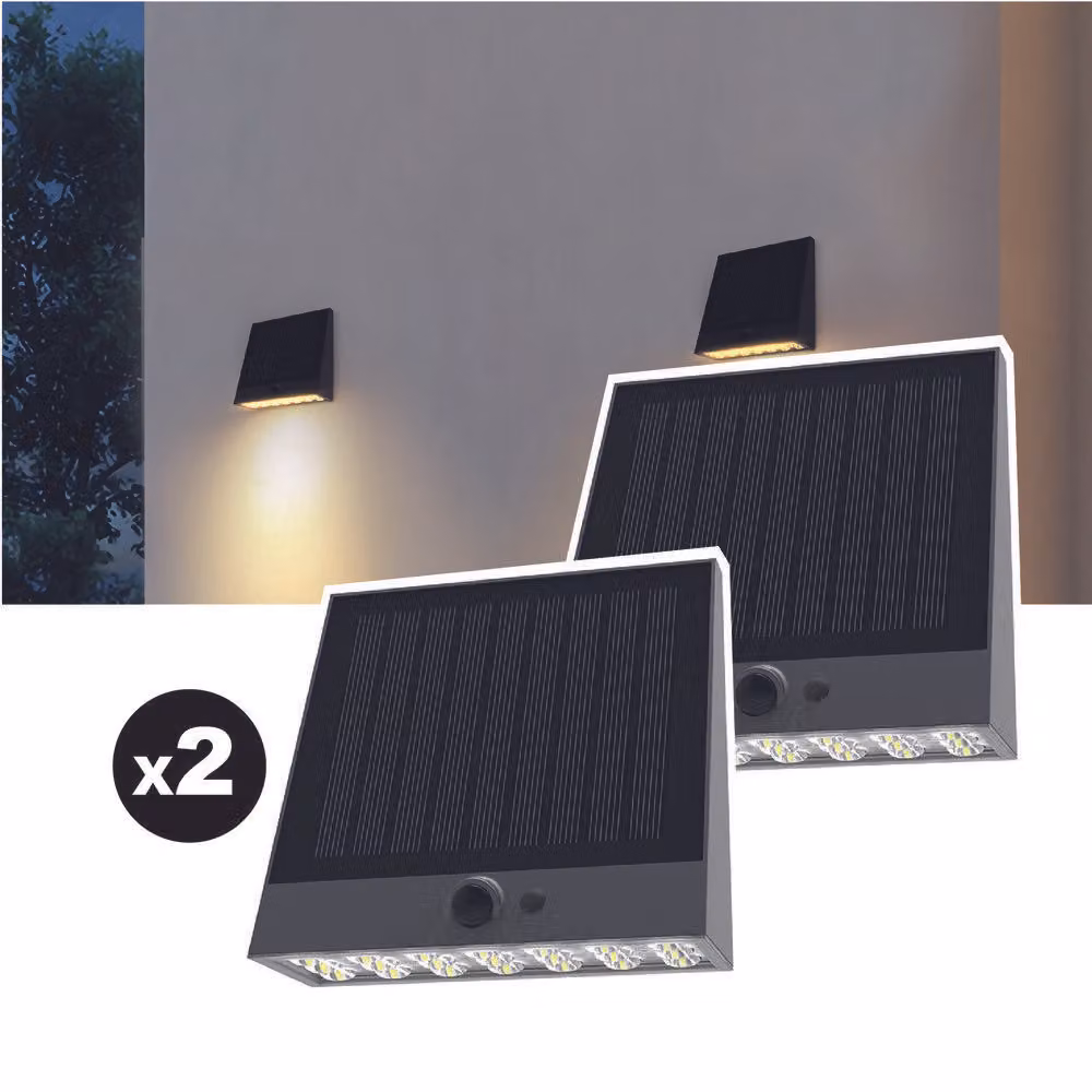 Set di 2 lampade solari EZIlight® Solar Wall S25