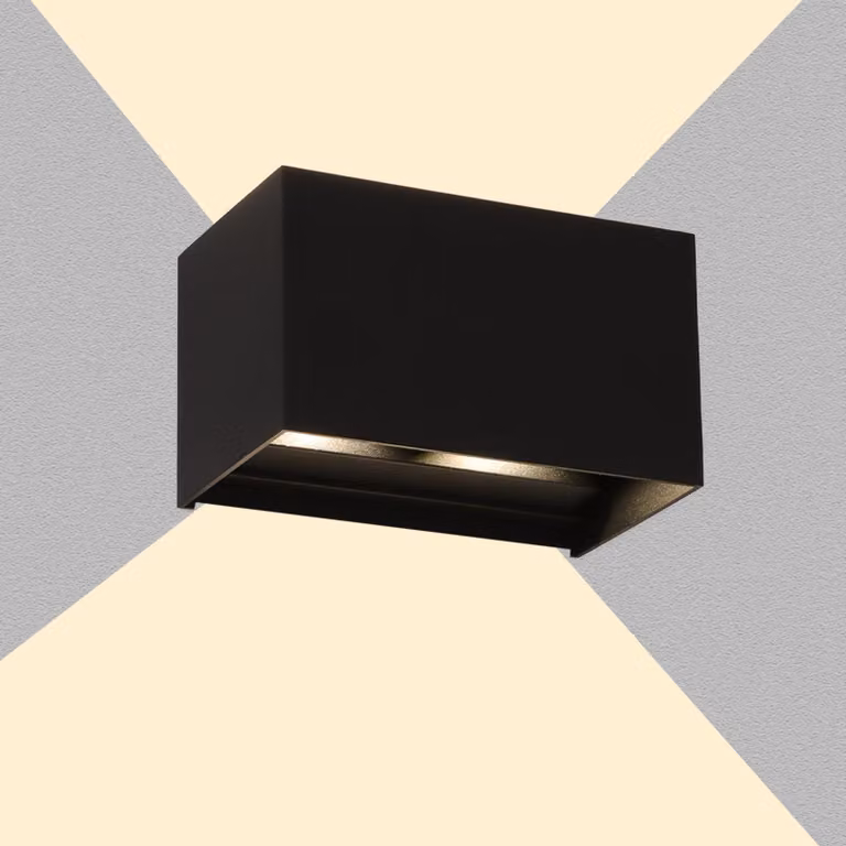 Lampada da parete esterna a LED, 2 x 8,7 W, 850 lm, grado di protezione IP65, 4000 K, alluminio