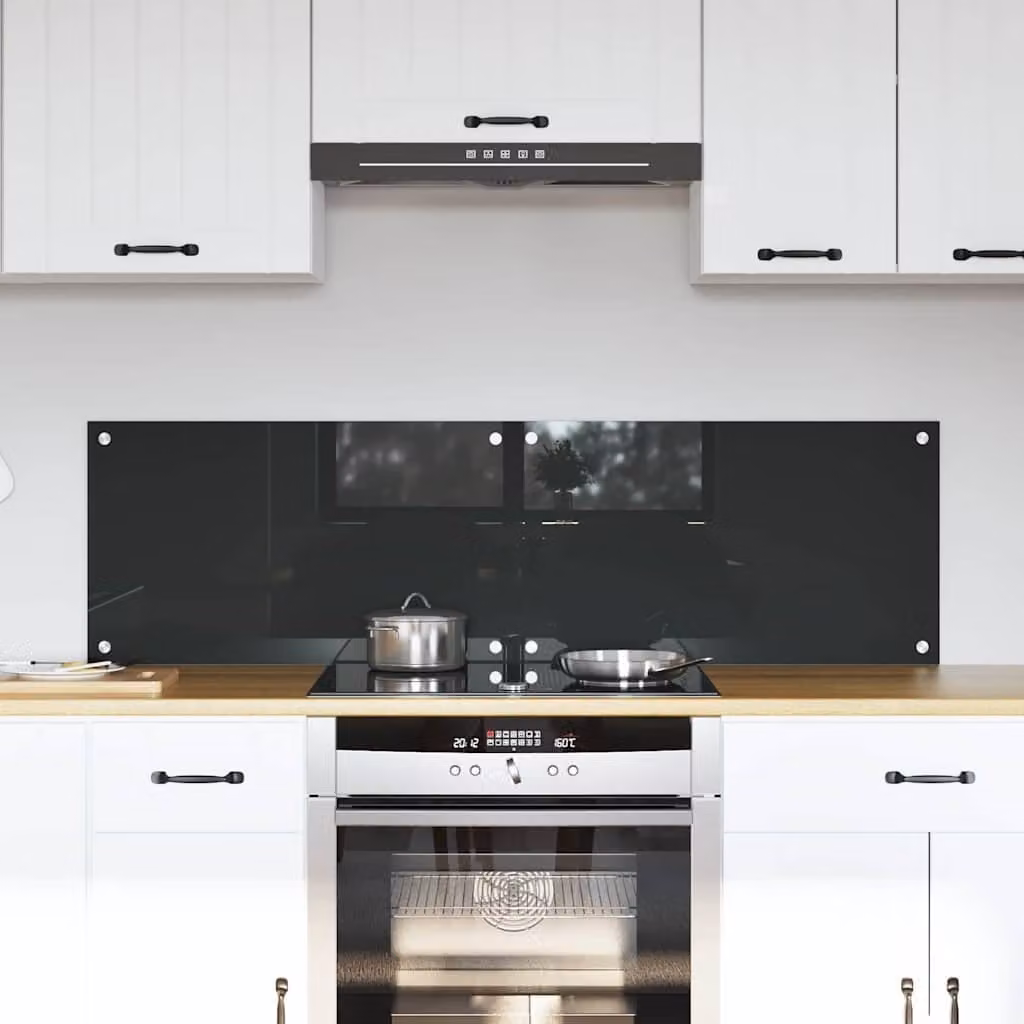 Set di 2 schienali da cucina vidaXL colore grigio antracite L 70 cm x P 40 cm