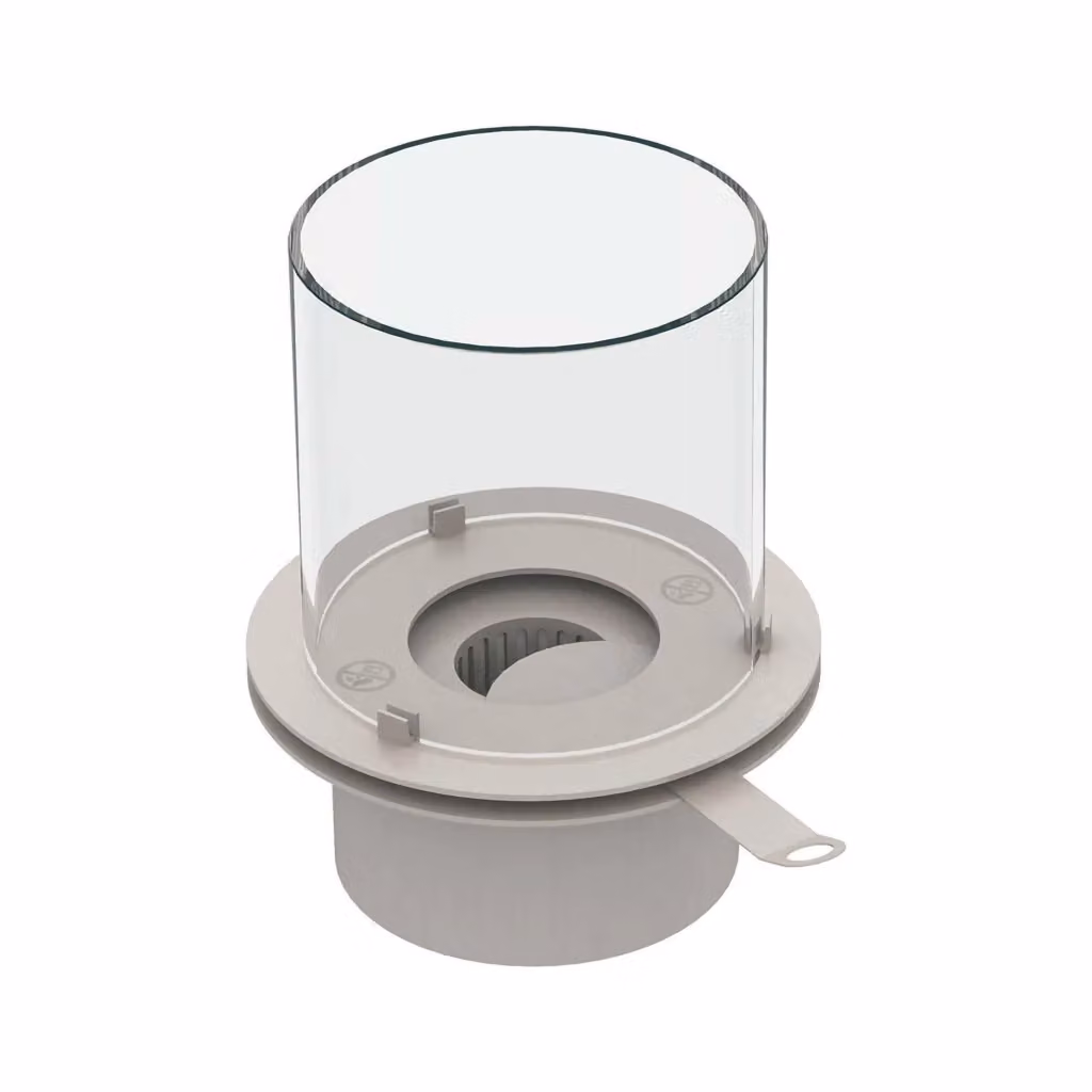 Bruciatore a gas DMORA per uso professionale, elemento riscaldante in acciaio, Grigio e Trasparente, L 25 x P 25 x H 31 cm – 2