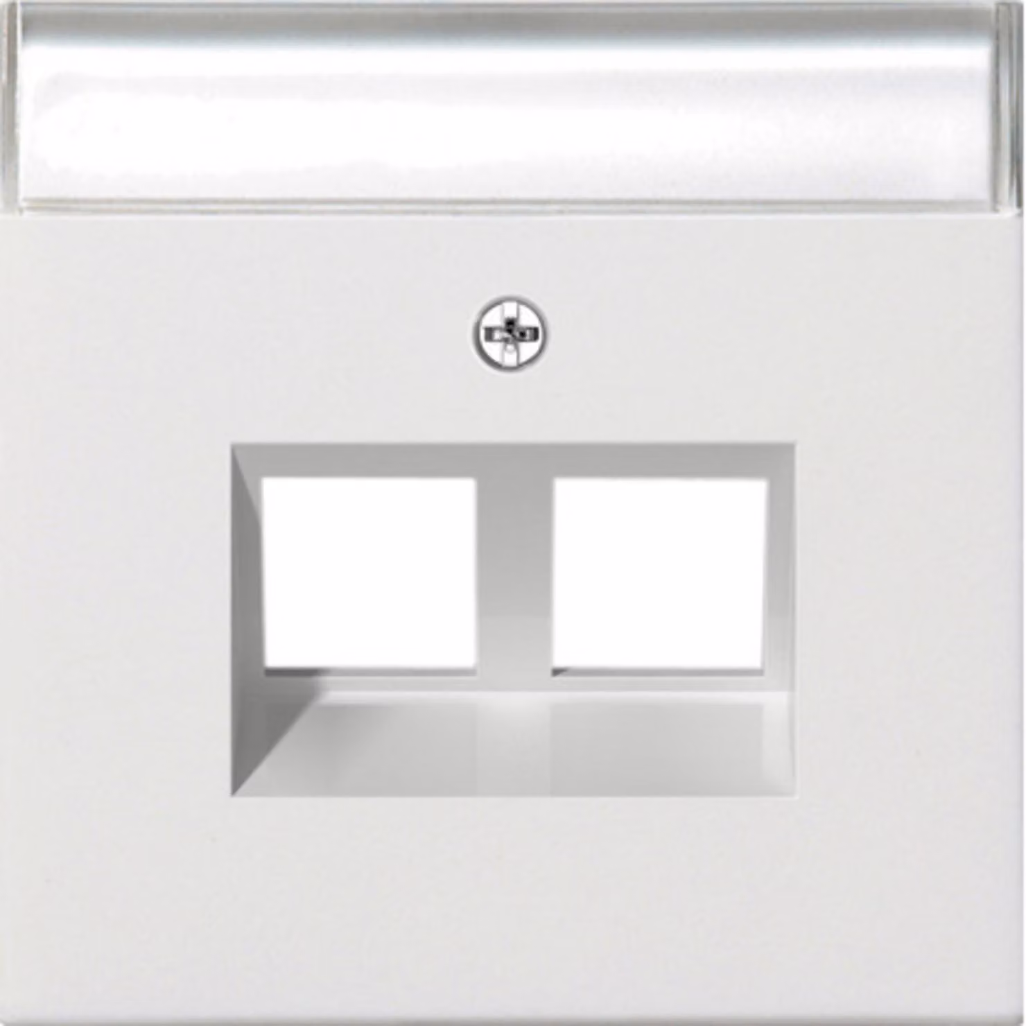 Gira cover Jack modulare 30Grd 2-gang rws 2640112