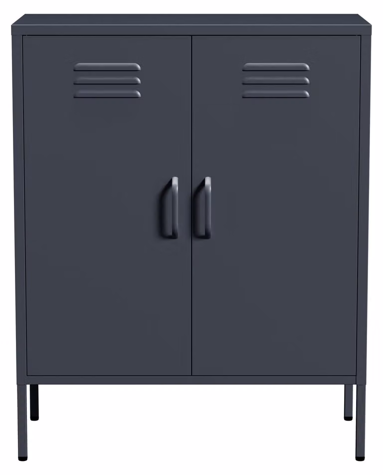 Lendo Online Buffboard in metallo 80x40x100 cm Antracite