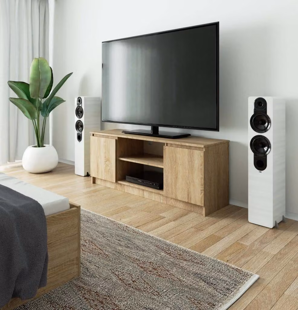 Mobile TV con ante YMARIN - rovere sonoma