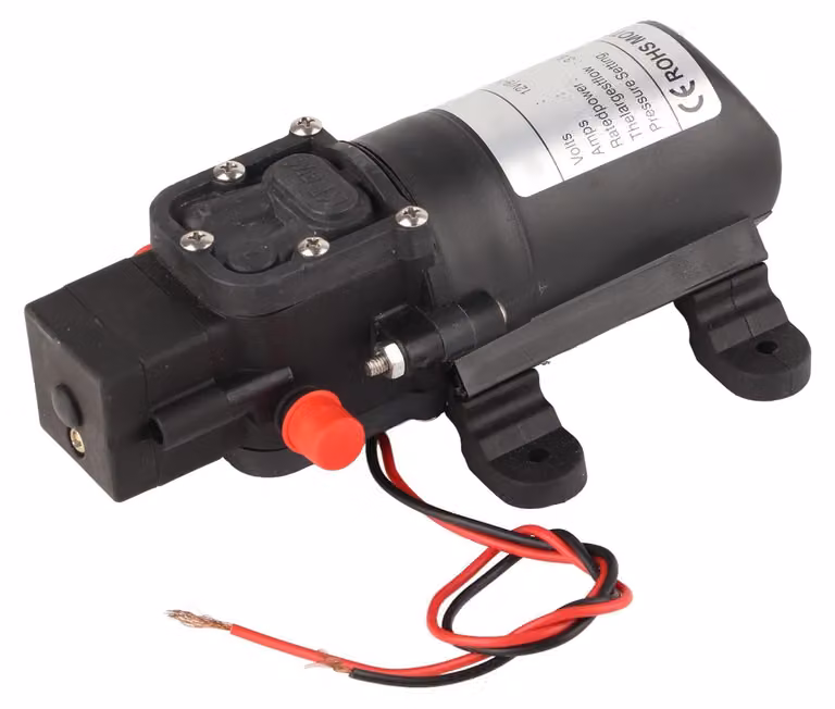 Pompa a membrana ad alta pressione da 12V, ideale per camper, imbarcazioni e giardinaggio