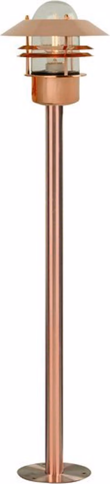 Nordlux lampada da terra Blokhus, rame