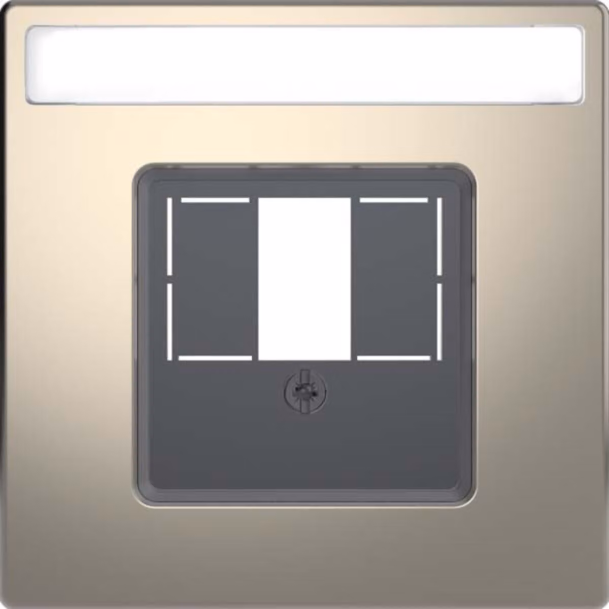 MERTEN MEG4250-6050 Piastra centrale in nichel metallizzato, System Design