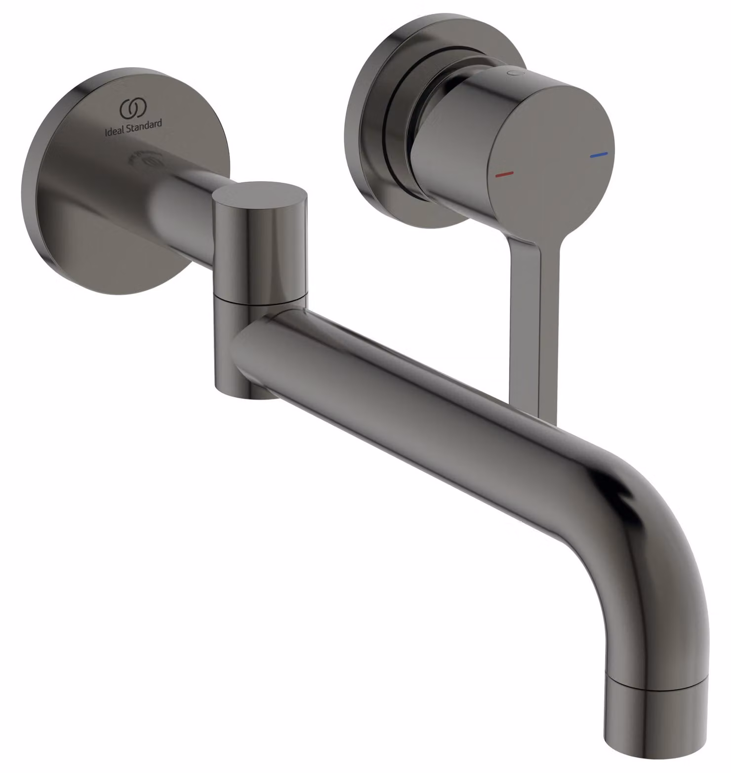 Miscelatore monocomando per lavello, girevole a 180°, colore grigio