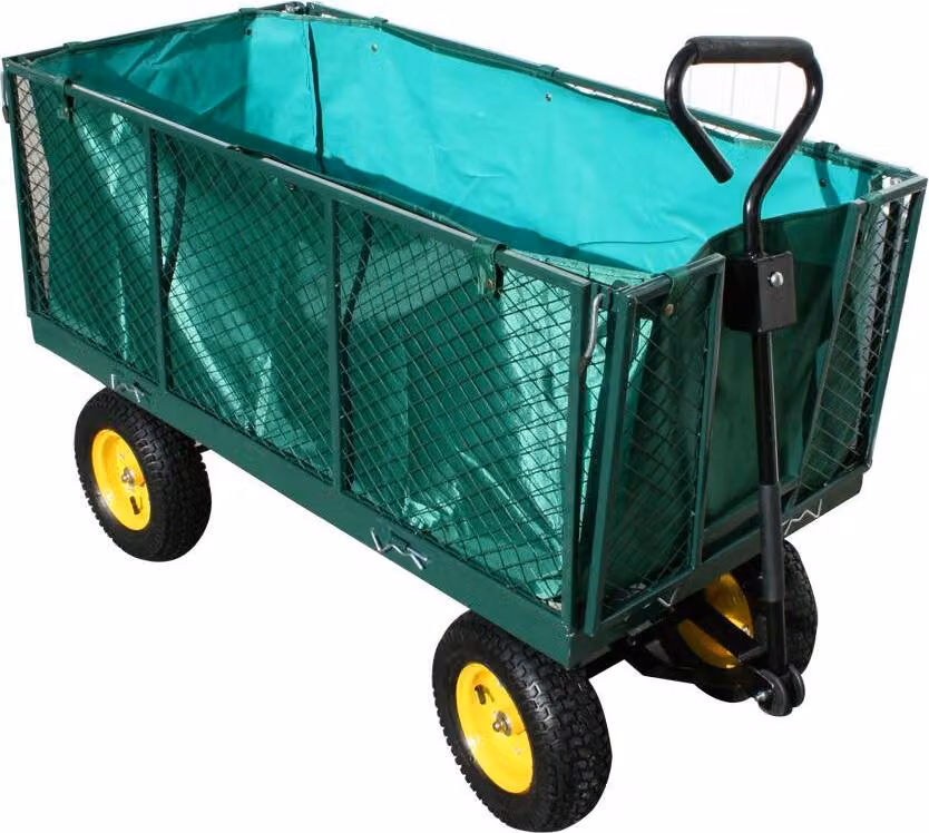 Varan Motors - TC1840 VAGONE DA GIARDINO VAGONE A MANO VAGONE DA TRASPORTO VAGONE BOLLER VAGONE ATTREZZATO 600KG