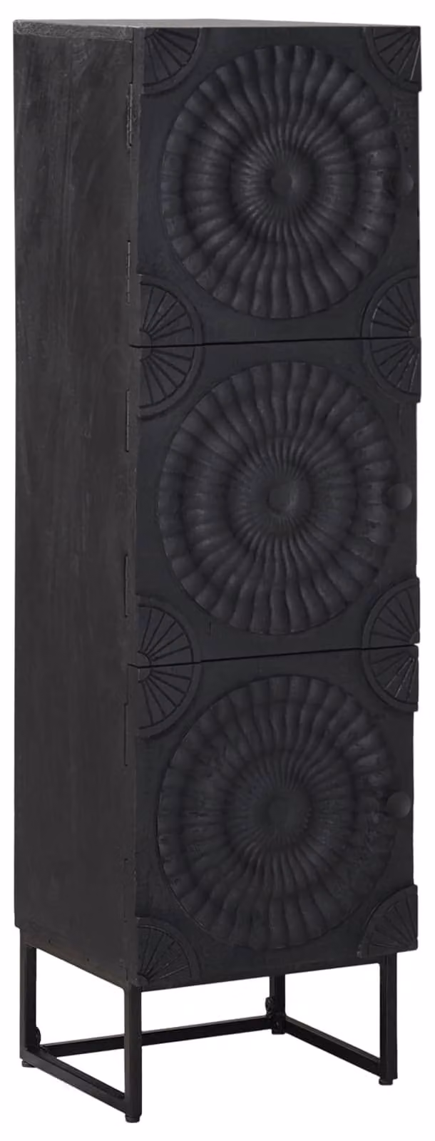 Credenza Nero 35 x 30 x 120 cm