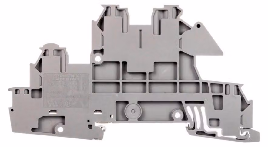 Morsetto da pavimento per installazione 0,2-4qmm 5,2mm Grande - Morsetto da installazione 5,2mm 21A UTI 2,5-PE/L/N