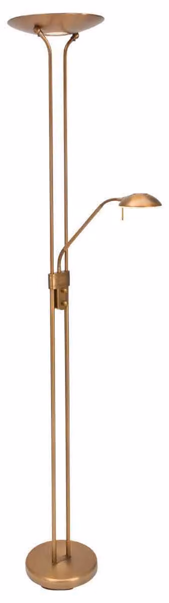 Lampada da terra - bronzo - Biron - vetro metallo - lampada di design - LED - 7500BR - Mexlite