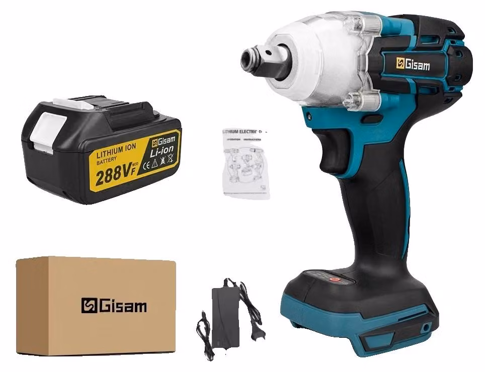 Avvitatore a impulsi, coppia di 520 Nm, motore brushless, 1 batteria
